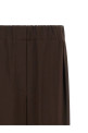 Брюки из вискозы, коричневые JIL SANDER J02KA0383J65022602