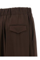 Брюки из вискозы, коричневые JIL SANDER J02KA0383J65022602