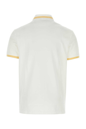 White piquet polo shirt VERSACE (10139101A09860)