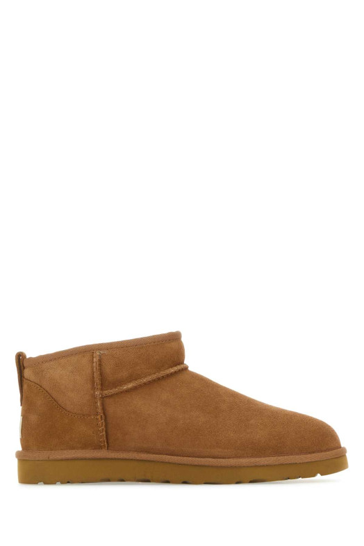 Черевики UGG «Classic Ultra Mini» із замші кольору «Biscuit» (1137391)
