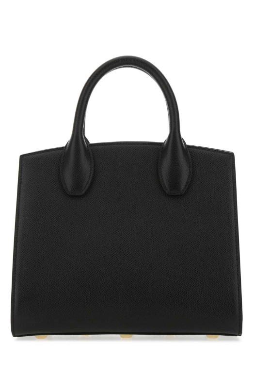 Black leather The Studio handbag SALVATORE FERRAGAMO (211424750036)