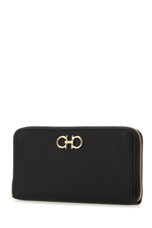Black leather wallet Black SALVATORE FERRAGAMO (220405758661)