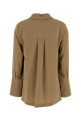 Camel stretch crepe Dover blouse Blue MAX MARA (2521196018600)