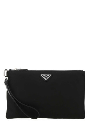 Black Re-nylon clutch Black PRADA (2NH0042DMH)