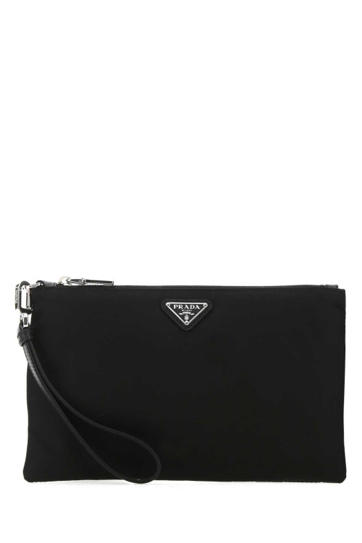 Black Re-nylon clutch Black PRADA (2NH0042DMH)