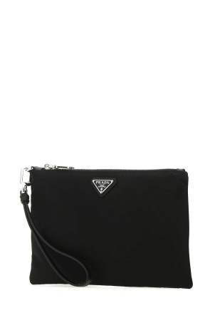 Black Re-nylon clutch Black PRADA (2NH0042DMH)