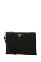 Black Re-nylon clutch Black PRADA (2NH0042DMH)