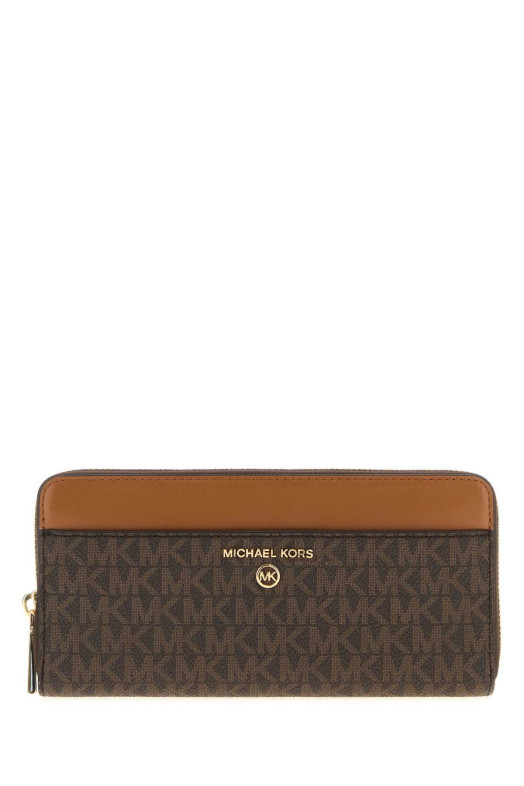 Printed canvas wallet Brown MICHAEL BY MICHAEL KORS (34H1GT9E8B)