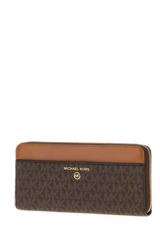 Printed canvas wallet Brown MICHAEL BY MICHAEL KORS (34H1GT9E8B)
