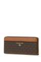 Printed canvas wallet Brown MICHAEL BY MICHAEL KORS (34H1GT9E8B)