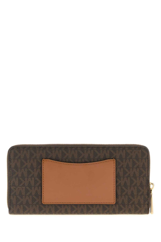 Printed canvas wallet Brown MICHAEL BY MICHAEL KORS (34H1GT9E8B)