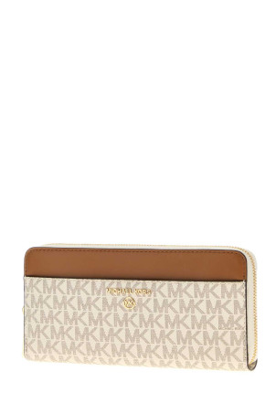 Гаманець із принтованого полотна, бежевий, MICHAEL BY MICHAEL KORS (34H1GT9E8B)