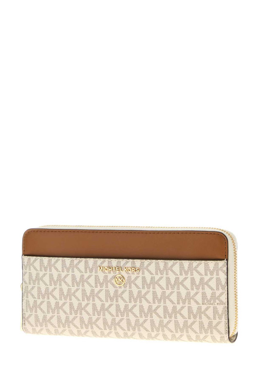 Printed canvas wallet Beige MICHAEL BY MICHAEL KORS (34H1GT9E8B)