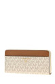 Printed canvas wallet Beige MICHAEL BY MICHAEL KORS (34H1GT9E8B)