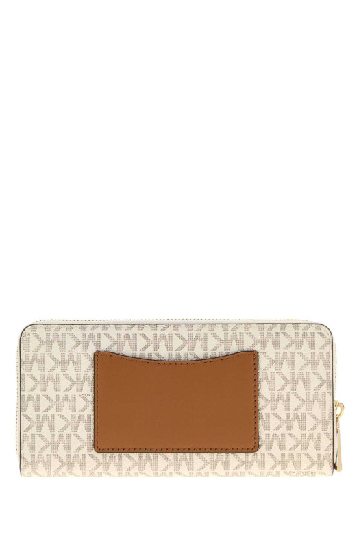 Printed canvas wallet Beige MICHAEL BY MICHAEL KORS (34H1GT9E8B)