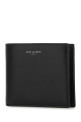 Black leather wallet Black SAINT LAURENT (3963070U90N)