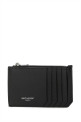 Black leather card holder Black SAINT LAURENT (609362BTY0N)