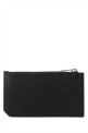 Black leather card holder Black SAINT LAURENT (609362BTY0N)