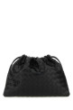 Черный кожаный клатч среднего размера Black BOTTEGA VENETA (796728V3IV1)