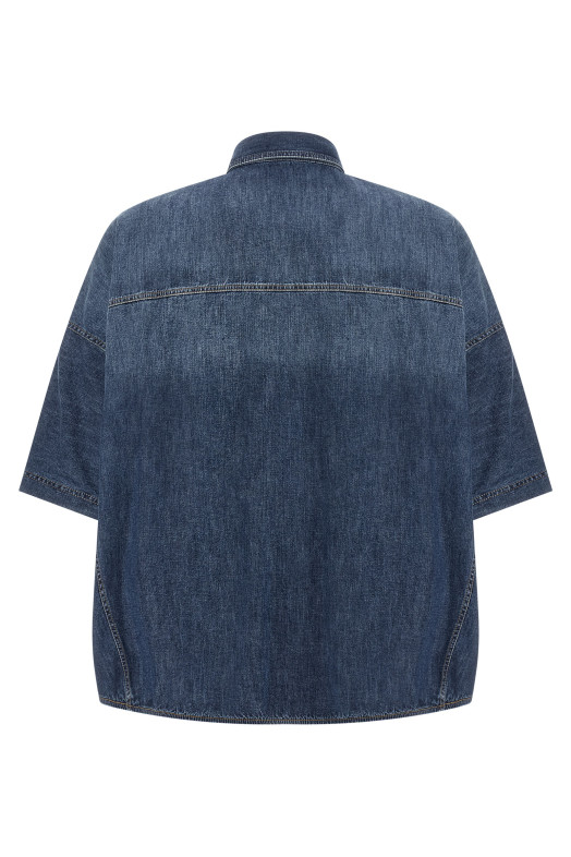 Lightweight denim shirt Blue