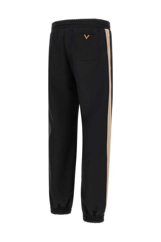 Брюки Valentino Garavani «VGold», черно-серые V3MD05VBGQ9RA