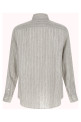 Сорочка в тонку смужку, сіра BRUNELLO CUCINELLI MA6860627C102