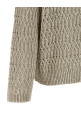 'Dazzling Braids' sweater Beige