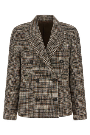 Double-breasted blazer Beige