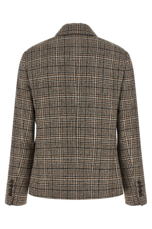 Double-breasted blazer Beige