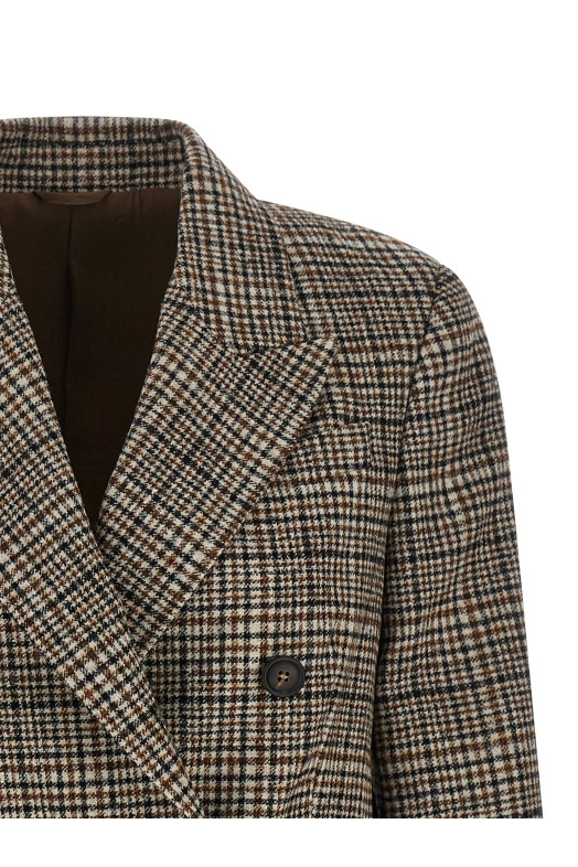 Double-breasted blazer Beige