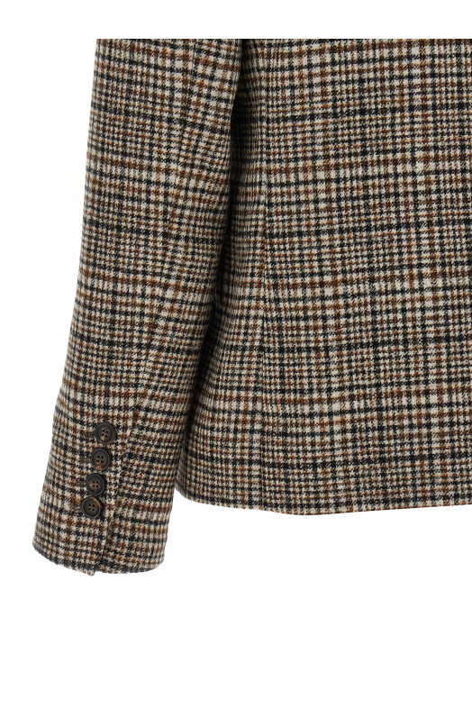 Double-breasted blazer Beige