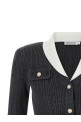 Ribbed cardigan Gray