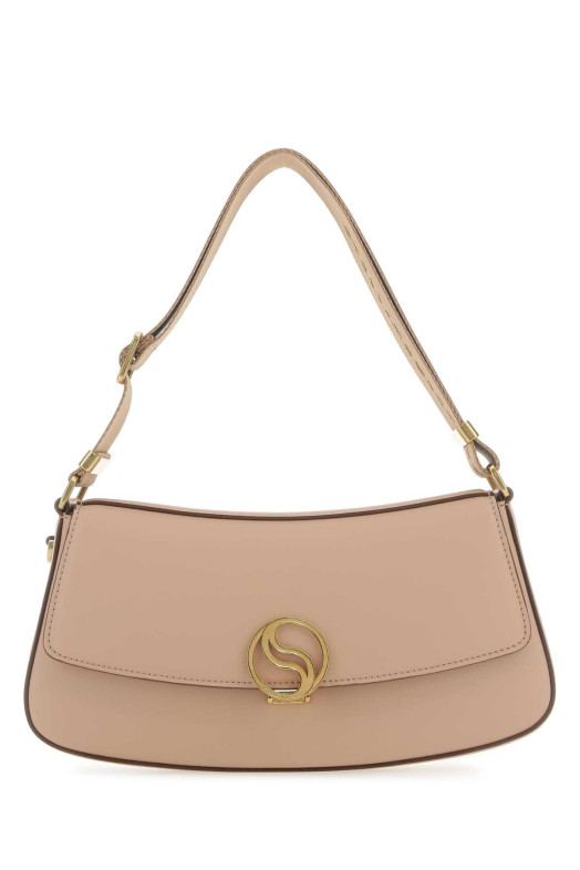 Сумка через плечо из кожи розового цвета STELLA McCARTNEY (7B0025WP0109)