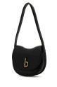 Чорна шкіряна сумочка через плече «Rocking Horse» від BURBERRY (8097223)