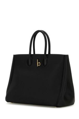 Black leather medium Rocking Horse handbag Black BURBERRY (8097575)