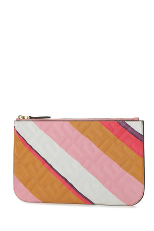 Multicolor leather clutch FENDI (8N0185AK2K)