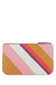 Многоцветный кожаный клатч FENDI (8N0185AK2K)