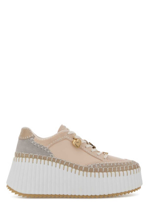 Light pink leather Nama sneakers CHLOE (CH26U02IWW)