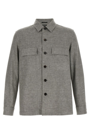 'Crossover' overshirt Beige