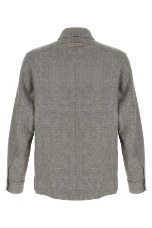 'Crossover' overshirt Beige
