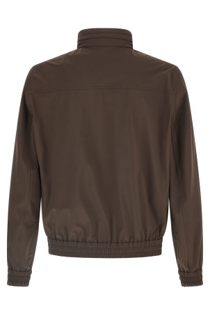Removable hood jacket Brown