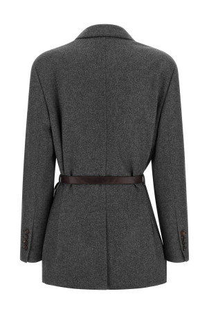 Single-breasted blazer Gray