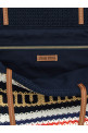 Large raffia shopping bag Multicolor