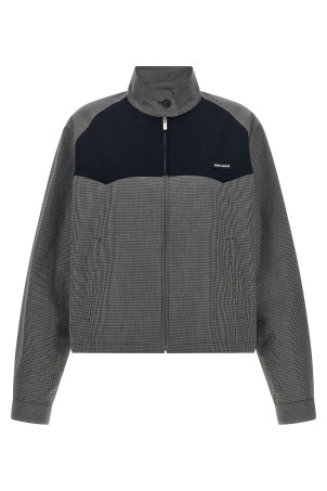 Blouson vichy check Gray