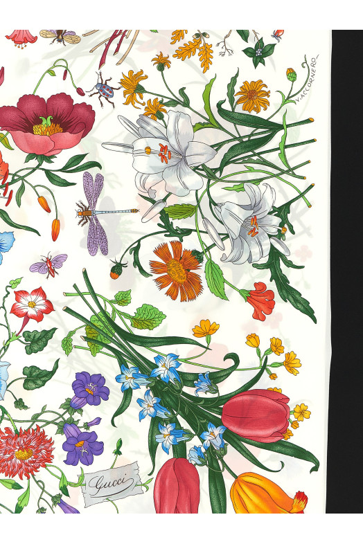 Коляска «Gucci Flora», черная 8210613G0019060