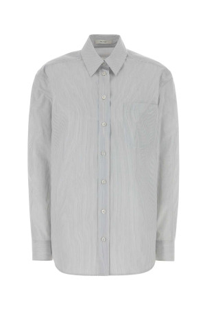 Embroidered poplin Gavina shirt THE ROW (10477W4591)