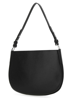 Black leather Issa handbag Black BY FAR (22CRISSSBLELAR)