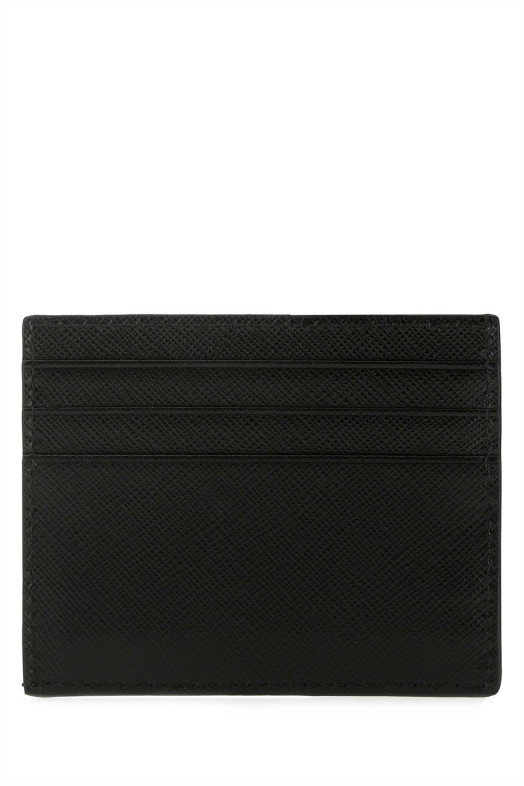 Black leather card holder Black PRADA (2MC223QHH)