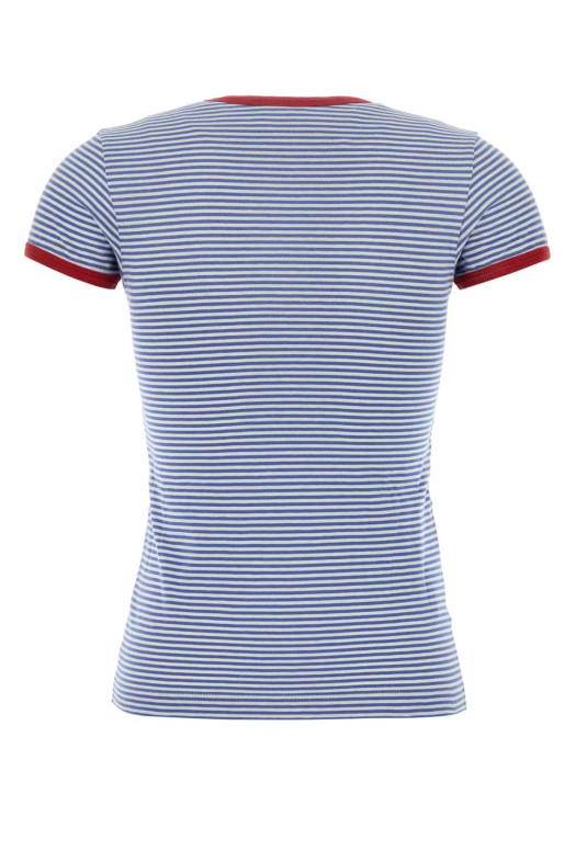 Бавовняна футболка з вишивкою PRADA (39658SOOO186H)