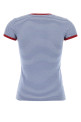 Бавовняна футболка з вишивкою PRADA (39658SOOO186H)